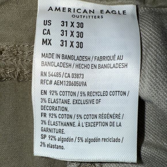 American Eagle Men’s Khaki Pants Size 31x30 - Picture 6 of 8
